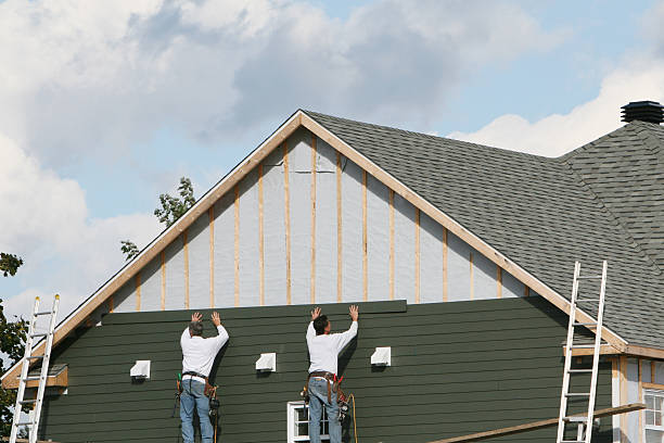 Professional Siding Installation technician working in China Grove, NC